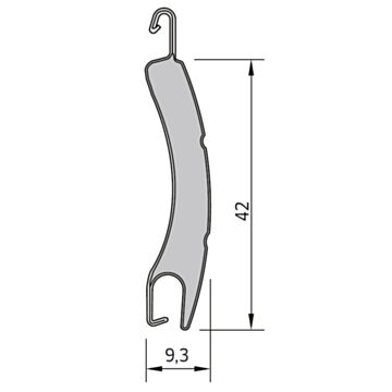 Heroal HK842 / RS42 losse lamellen
