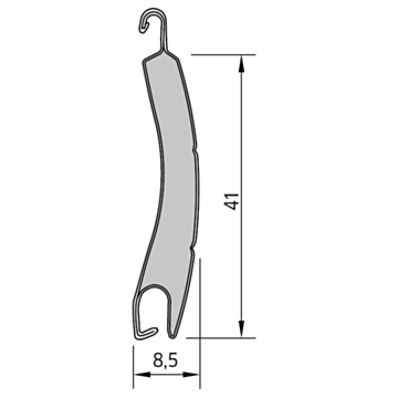 rolluik pantser Heroal    HR41