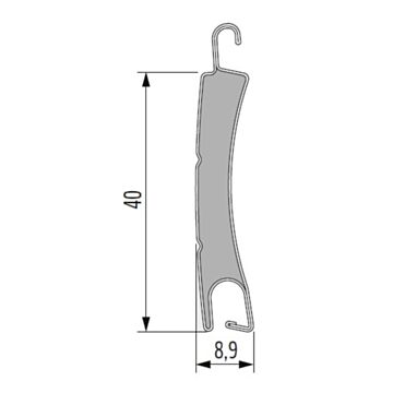 aluprof PA40 losse lamellen